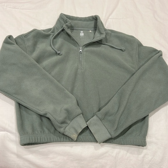 PacSun Tops - Pacsun Me to We green medium quarter zip sweatshirt